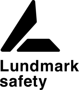 Lundmark Safety logo svart